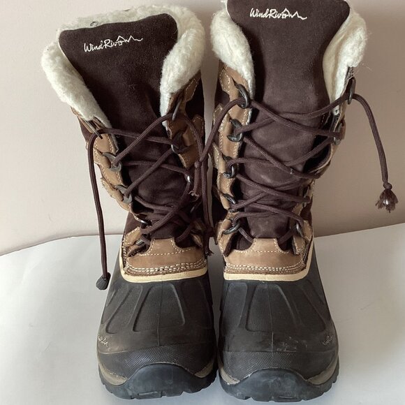 WindRiver T-max 400 Tarantula Women's Size 10 Leather Boots Anti-Slip Waterproof - Picture 2 of 10